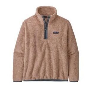 Patagonia Beige Fleece Jacket with Zip